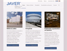 Tablet Screenshot of javer.be